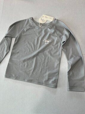 Boy - 6-7Y - NWT Rylee + Cru Rashguard in Seafoam